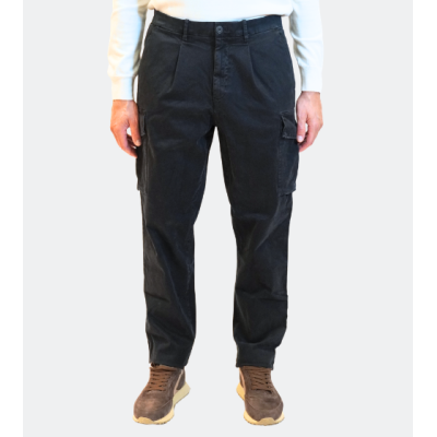 Mason's Pantalone cargo relaxed fit blu