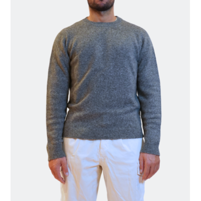 Roberto Collina Maglia Maglia girocollo baby camel grigio