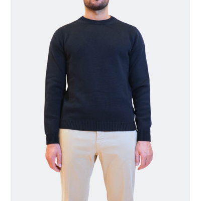 Roberto Collina Maglia girocollo in lana blu