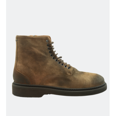 Pantanetti Stivaletto in pelle marrone