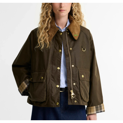 Barbour Modern Spey Icons Wax Jacket Beech/Birchwood
