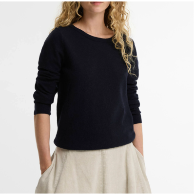 Barbour Maglione Pendle Crew Knit Navy