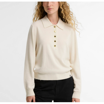 Barbour Polo in lana Wynn Cloud