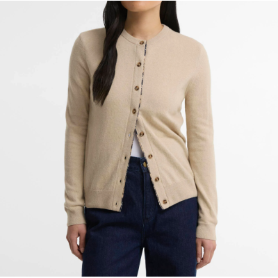Barbour Cardigan Pendle Honey