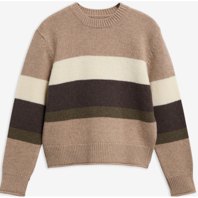 Barbour Maglione girocollo Wrenwood in lana con motivo a righe Warm