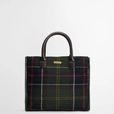 Barbour Borsa tote Barrhill in tartan