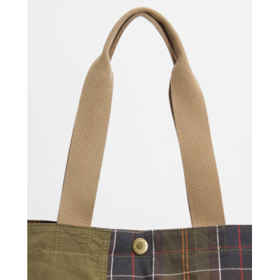 Barbour Tote Bag Patchwork