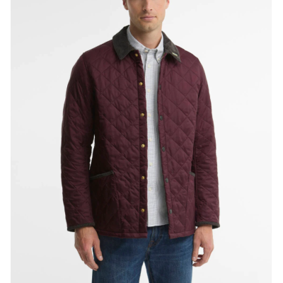 Barbour Giacca trapuntata Heritage Liddesdale Icons Bordeaux