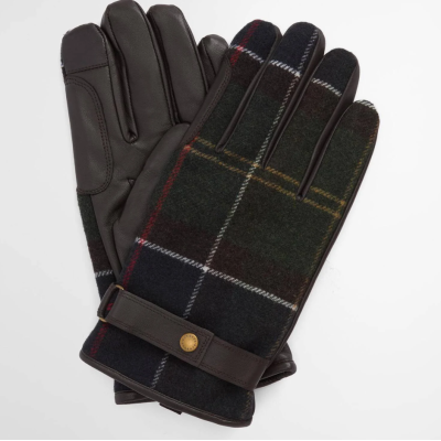 Barbour Guanti Newbrough Tartan