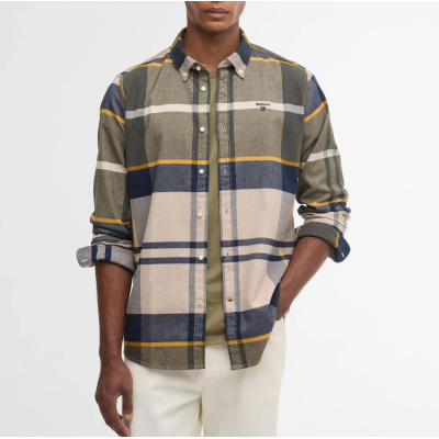 Barbour Iceloch Tailored Shirt Forest Mist