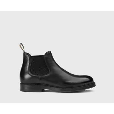 Doucal's Stivaletto Chelsea in pelle nero
