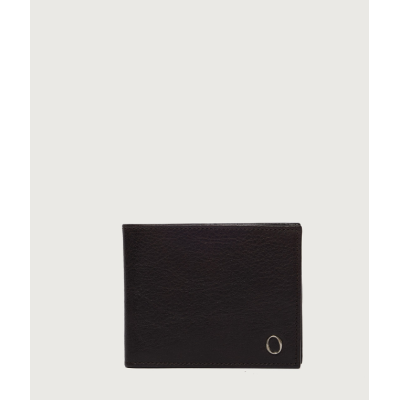 Orciani Portafoglio Billfold Lagoon in pelle testa di moto