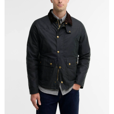 Barbour Giacca in cotone cerato Reelin Sage