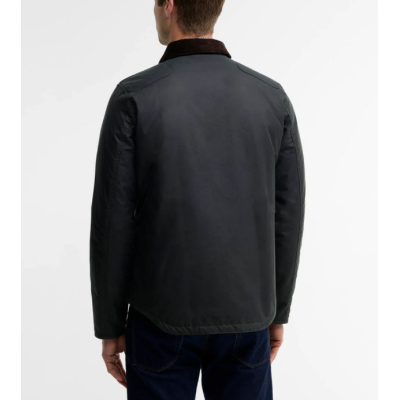 Barbour Giacca in cotone cerato Reelin Sage