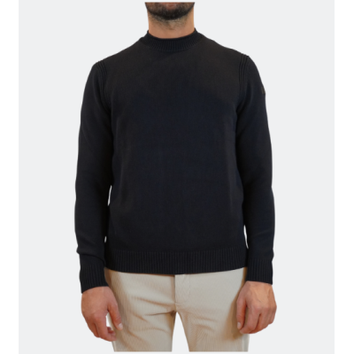 RRD Maglia Girocollo in Cotone Navy