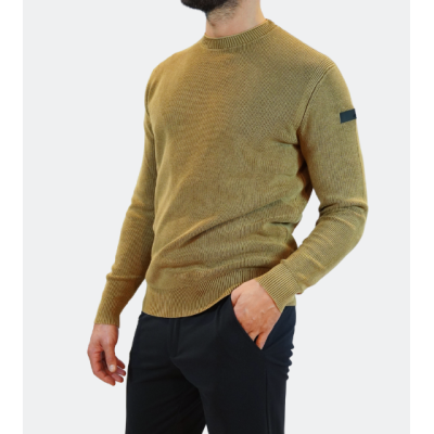 RRD Maglia girocollo in cotone tecnico effetto lavato Toupe