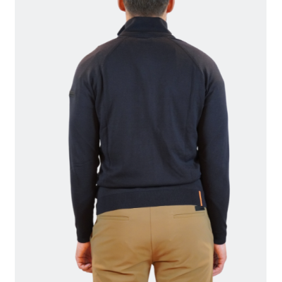 RRD New Amos Cotton Full Zip Knit Blue Black