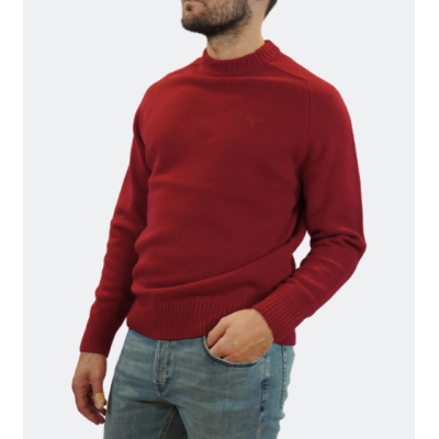 Barbour Maglione girocollo Newtown Red