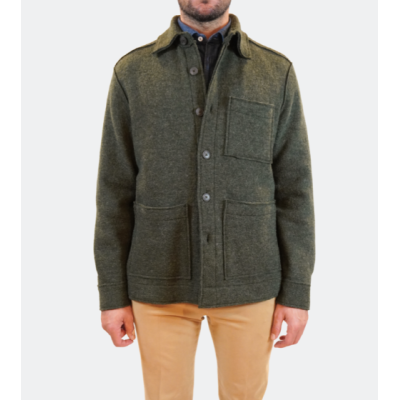 Xacus Overshirt Panno Verde
