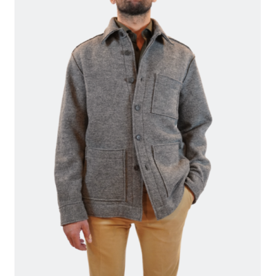 Xacus Overshirt Panno Grigio