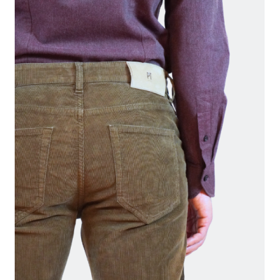PT TORINO Reggae Brown Corduroy Trousers